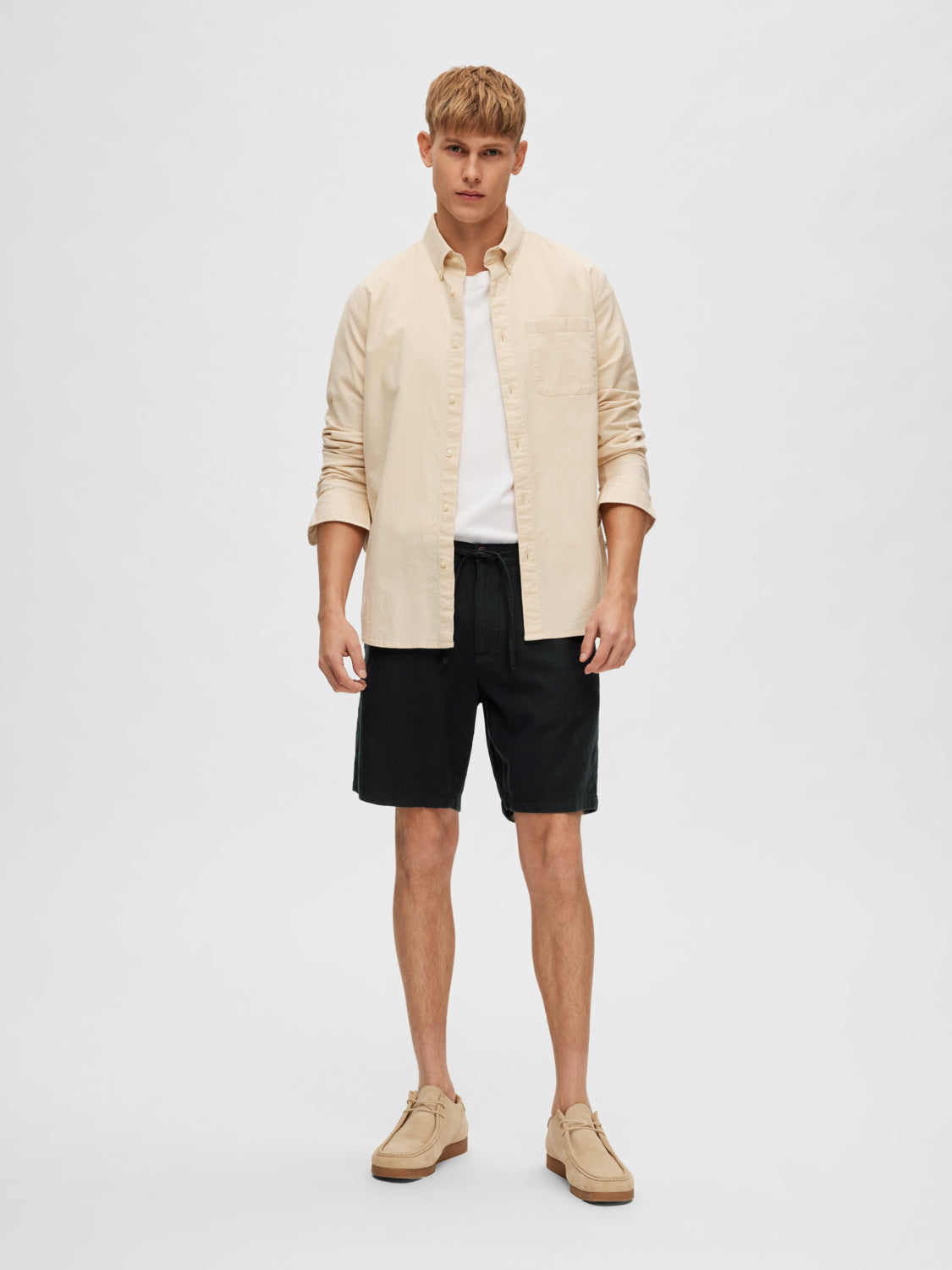 SLHREGULAR-BRODY Shorts - Black